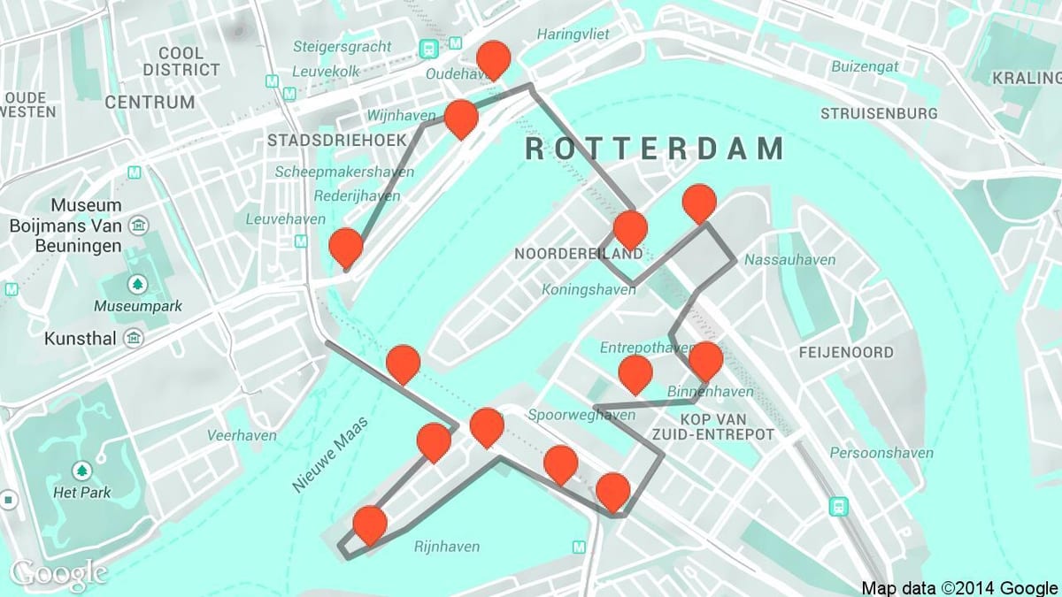 Rotterdam mimarlık harita