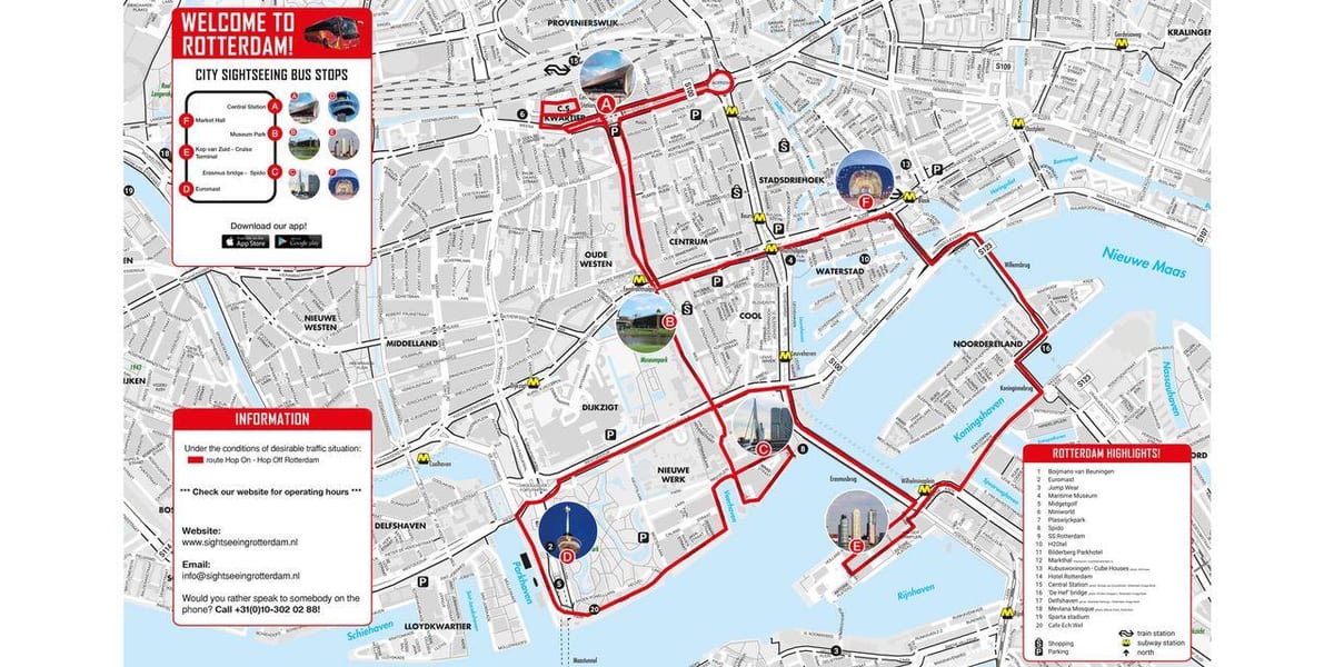 Rotterdam otobüs haritası