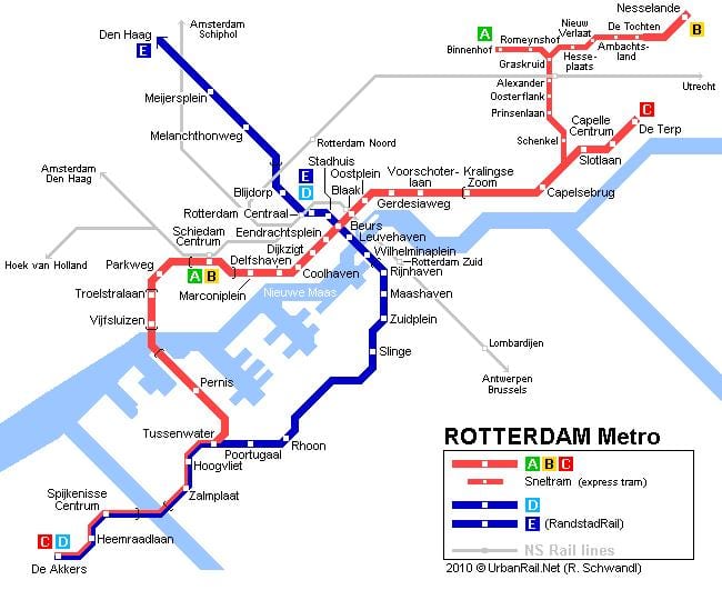 ret Rotterdam tramvay göster