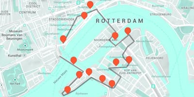 Rotterdam mimarlık harita 