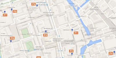 Rotterdam Park bölgeleri haritası 